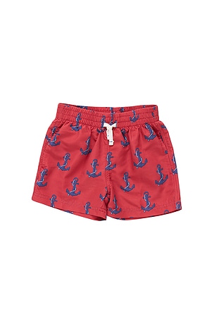 Boys Swim Trunk Pink Chicken
