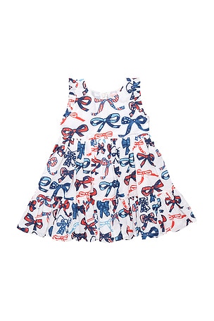 Pink Chicken Girls Kelsey Dress in Blue,Red