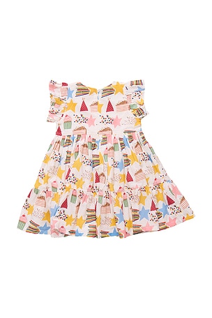 Pink Chicken Jennifer Dress in Cream,Pink