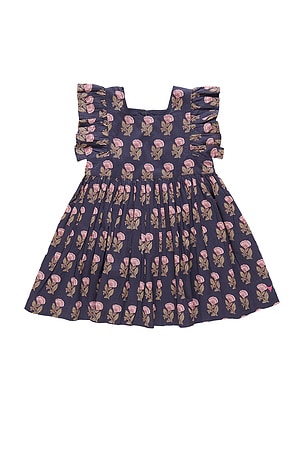 Girls Elsie Dress Pink Chicken