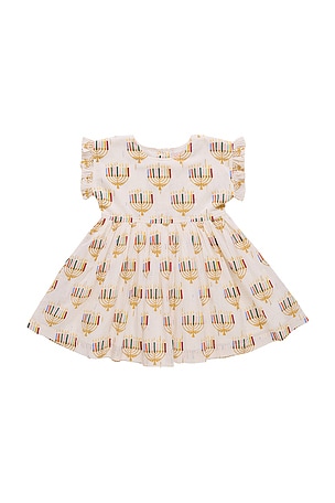 Girl Adaline Dress Pink Chicken