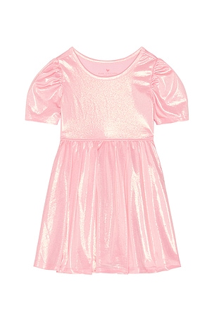 Girls Lame Laurie Dress Pink Chicken