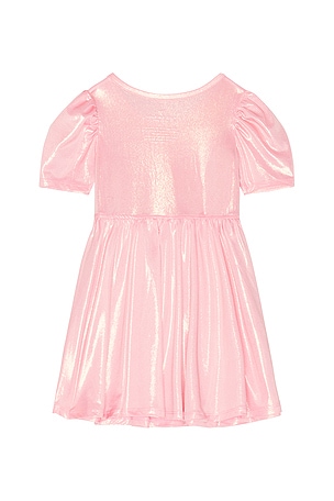 Pink Chicken Girls Lame Laurie Dress in Pink