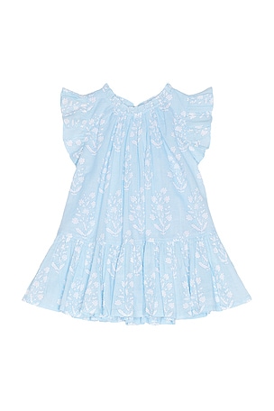 Pink Chicken Girls Harper Dress in Blue