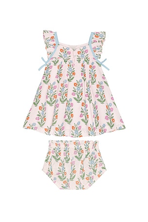 Pink Chicken Baby Girls Ailee Dress Set in Pink