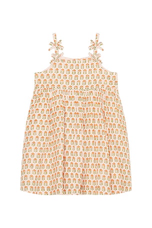 Pink Chicken Girls Tia Dress in Peach