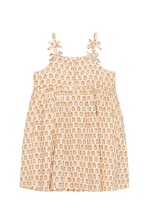 Pink Chicken Girls Tia Dress in Peach