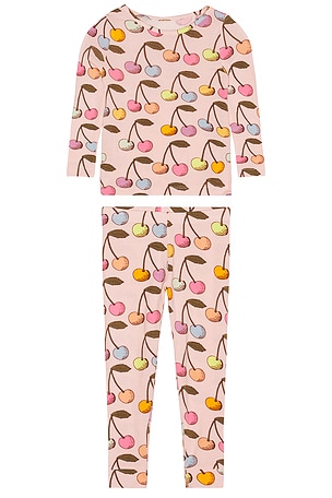 Pink Chicken Kids Bamboo Pj Set in Pink