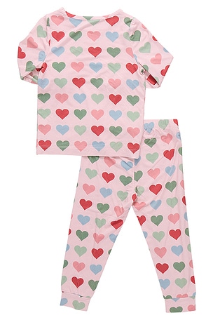 Pink Chicken Bamboo PJ Set in Pink. Size 6. Also