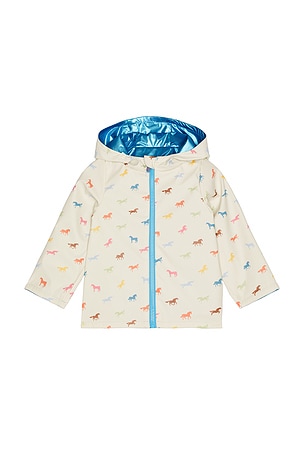 Pink Chicken Girls Rafa Rain Coat in Blue