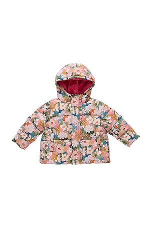 Ruffle Pete Puffer Pink Chicken