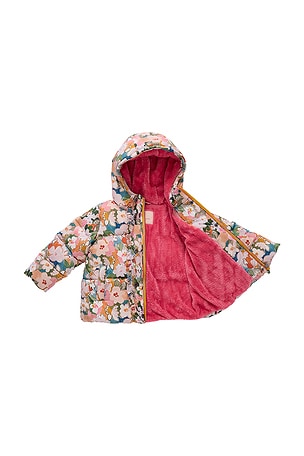 Pink Chicken Ruffle Pete Puffer in Pink