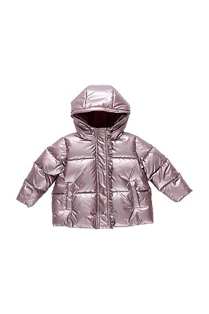 Ruffle Pete Puffer Pink Chicken