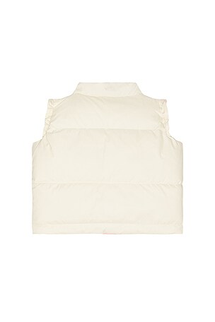 Pink Chicken Reversible Ruffle Ellis Vest in Cream