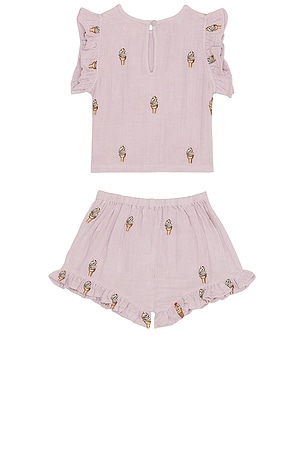Pink Chicken Girls Roey 2 Piece Set in Lavender