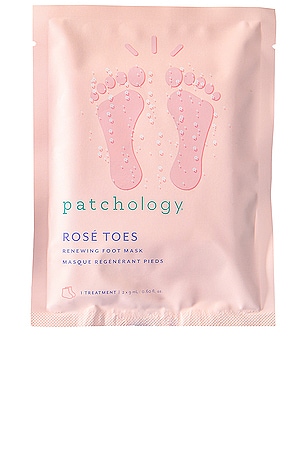 Patchology Rose Toes Renewing Protecting Foot Mask.