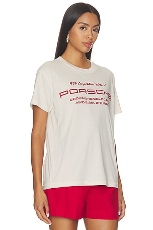 Porsche T-SHIRT TURBOCHARGED T-SHIRT en Ivoire