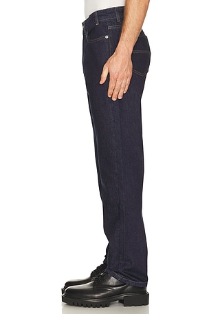 Percival Straight Leg Denim Jeans in Blue