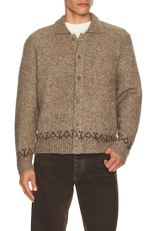 Novel Collared Cardigan Percival