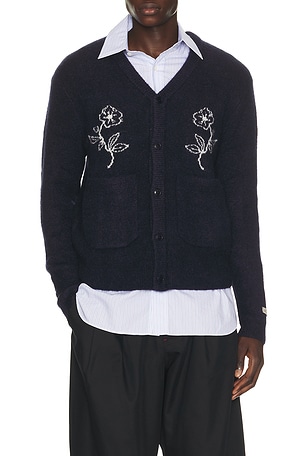 Gibson Jacquard Cardigan Percival