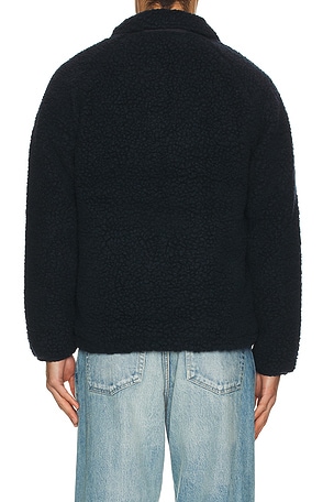 Percival Fleece Jacket in Navy. Size XL/1X. Also