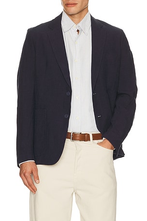 Tailored Linen Blazer Percival