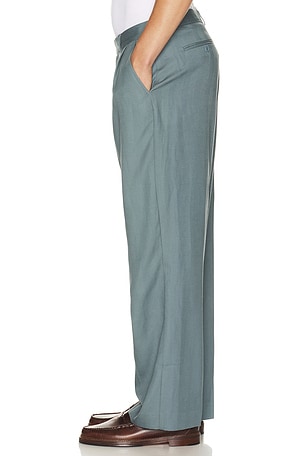 Percival Straight Leg Trousers in Blue