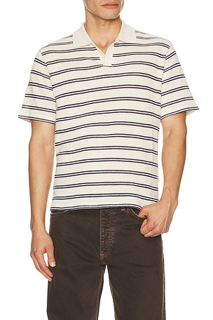 Moore Open Collar Polo Percival