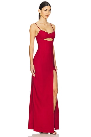 Papa Don't Preach x REVOLVE No Papz Gown in Burgundy
