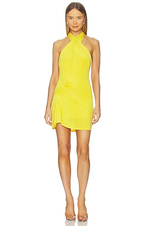 Kylie Halter Knot Dress Peachy Den