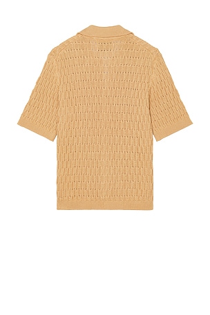 PEREGRINE Cove Knitted Shirt in Brown