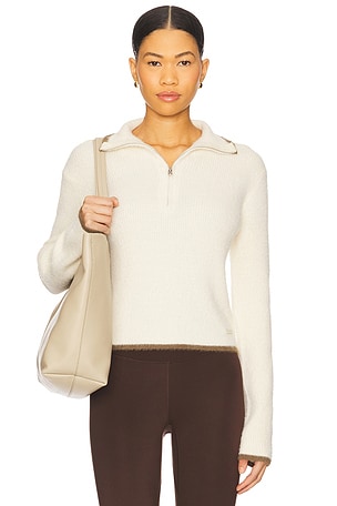Ignite Zip Neck Knit Sweater P.E Nation