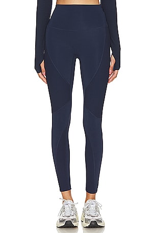 Beyond Yoga Spacedye Caught In The Midi High Waisted Legging in Nocturnal  Navy