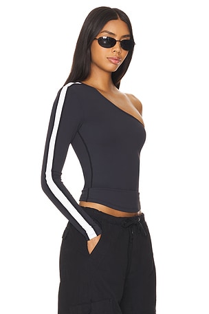 Foundation Asymmetric Long Sleeve Top P.E Nation