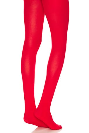 petit moments Solid Tights in Red