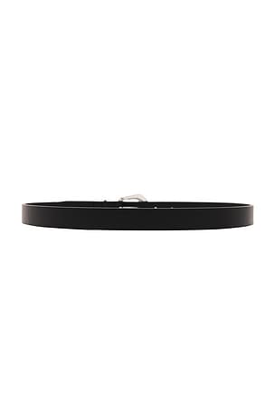 petit moments Slim Modern Rodeo Belt in Black