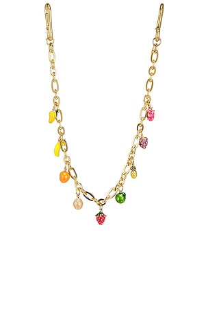 petit moments Sorrento Bag Charm in Metallic Gold