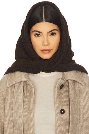 Courchevel Triangle Scarf in Brown petit moments
