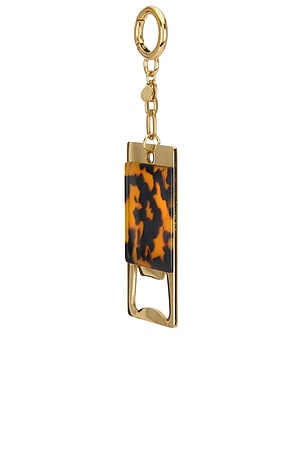 Petit moments llavero bottle opener carabener en color oro metálico