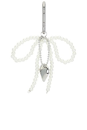 petit moments Lolita Keychain in Metallic Silver