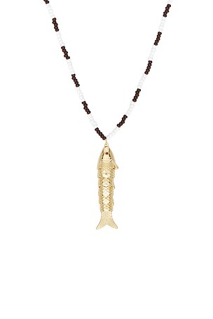 petit moments Bait Necklace in Brown