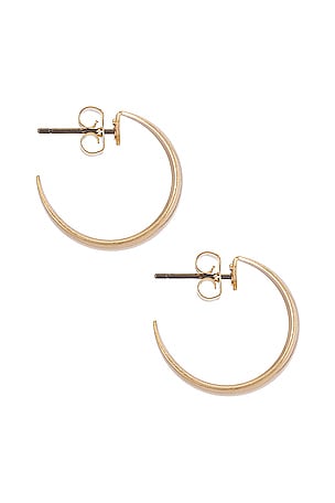 petit moments Melrose Hoop Earring in Metallic Gold