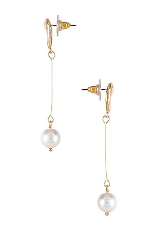 petit moments Kylie Earrings in Metallic Gold