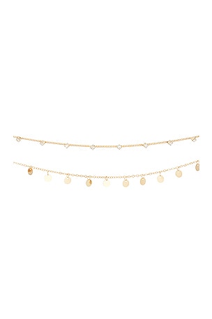 petit moments Dazed Body Chain in Metallic Gold