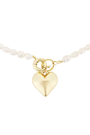 petit moments Veronica Necklace in Metallic Gold