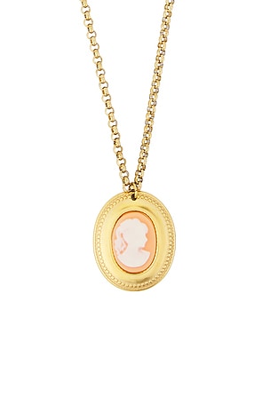 petit moments Eloise Necklace in Metallic Gold