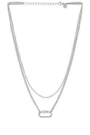Layered Carabiner Necklace petit moments