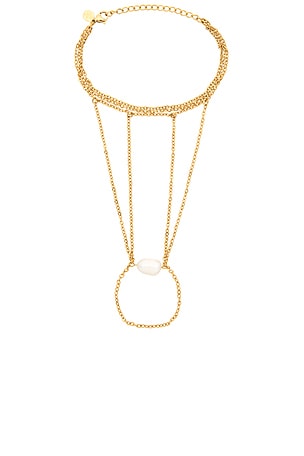 petit moments Palm Grove Hand Chain in Green