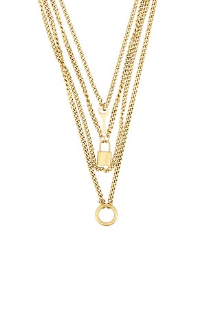 petit moments Vineland Necklace in Metallic Gold