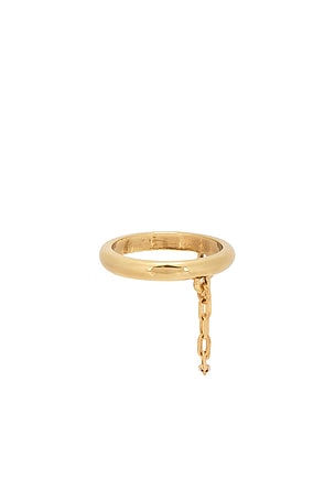 petit moments Trinket Ring in Metallic Gold. Size 8. Also